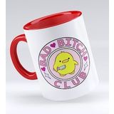 BK 1 Gift Bad Bitch Club Tasarımlı Kırmızı Kupa Bardak