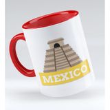 BK 1 Gift Mexico Tasarımlı Kırmızı Kupa Bardak