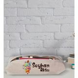 BK 8 İsme Özel Keten Bez Kalemlik
