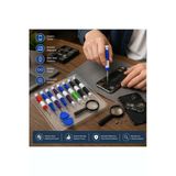 BK-8600 11 Parça Hassas Profesyonel Tornavida Ve Tamir Seti Büyüteçli Telefon Bilgisayar Gözlük Onarım Kiti