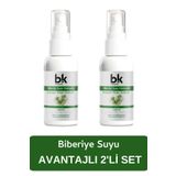Bk Company 2'li Biberiye Suyu Set Güçlendiricı Dökulme Karşıtı ve Hızli Saç Uzatma Etkili Saç Toniği 50 ml