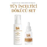 BK COMPANY 2'li Tüy Bakım Seti - Karınca Yumurtası Yağı Serum - Tüy ve Nemlendirici Süt