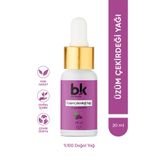 BK COMPANY Üzüm Çekirdeği Yağı %100 Saf Güçlü Antioksidan Koruma, Derinlemesine Nemlendirici Serum 20 Ml