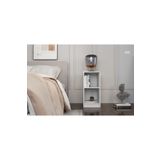 BK Concept KMD-1035 Raflı Beyaz Komodin
