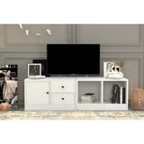 BK Concept TV-1005-Ç Beyaz 130 cm Çekmeceli Tv Ünitesi