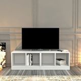 BK Concept TV-1006 Beyaz 130 cm Kitaplıklı Tv Ünitesi