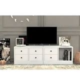BK Concept TV-1007-Ç Beyaz 130 cm Çekmeceli Tv Ünitesi