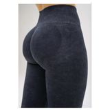 BK Dikişsiz Push Up Toparlayıcı Batik Desen Spor Tayt