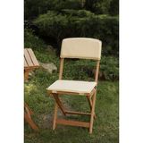 BK Exclusive Bistro Bahçe Sandalye Minderi Seti - 40 x 30 cm - Bej