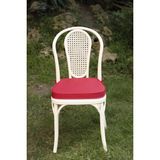 BK Exclusive Lotus Sandalye Minderi 5 cm. - 40 x 43 cm - Kırmızı