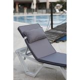 BK Exclusive Poolio Şezlong Minderi 5 cm - Gri