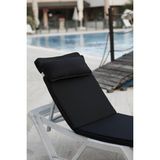 BK Exclusive Poolio Şezlong Minderi 5 cm - Siyah