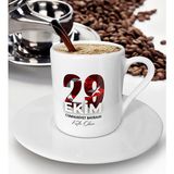 BK Gift 29 Ekim Temalı Türk Kahvesi Fincanı-11 100.Yıl Hediyesi