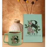 Bk Gift 8 Mart Tasarımlı Yeşil Sert Kapaklı Defter ve Middle Kupa Seti, Arkadaşa Hediye, Yeni Iş Hediyesi, Doğum Günü Hediyesi-4