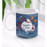 BK Gift Beyaz Secrets of the Sea Tasarımlı Kupa