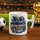 Bk Gift Bosna-Hersek Taraftar Temalı Dünya Futbol Kupası Tasarımlı Hammer Kupa Bardak-1 - 1 Adet