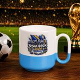 Bk Gift Bosna-Hersek Taraftar Temalı Dünya Futbol Kupası Tasarımlı Mavi Joyful Kupa Bardak-1 - 1 Adet