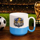 Bk Gift Bosna-Hersek Taraftar Temalı Dünya Futbol Kupası Tasarımlı Mavi Joyful Kupa Bardak-4 - 1 Adet