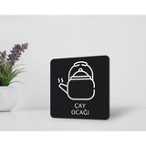 BK Gift Çay Ocağı Kapı Yönlendirme Levhası