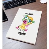 BK Gift Delileri Sevin Tasarımlı Sert Kapaklı Tarihli Organizer & Planlama Defteri, Arkadaşa Hediye, Ofis, İş Hediyesi