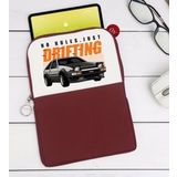BK Gift Drifting Tasarımlı Taşınabilir Koruyucu Tablet Kılıfı & Organizer Çanta - Bordo-1