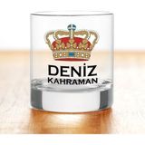 Bk Gift Dtf Kişiye Özel Prestijli Viski Kadehi Viski Kadehi - 1 , Arkadaşa Hediye, Sevgiliye Hediye - Renk - Renkli