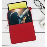 BK Gift Dünya Tasarımlı Taşınabilir Koruyucu Tablet Kılıfı & Organizer Çanta - Kırmızı-1