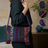 Bk Gift El Yapımı Otantik Türk Kilim Omuz Çantası -10, Günlük, Kitap, Tablet, Plaj ve Seyahat Çantası