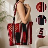 Bk Gift El Yapımı Otantik Türk Kilim Omuz Çantası -16, Günlük, Kitap, Tablet, Plaj ve Seyahat Çantası