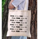 BK Gift Fcuk Tasarımlı Kanvas Bez Çanta, Baskılı Omuz Çantası, Alışveriş Çantası, Plaj Çantası, Arkadaşa Hediye-9