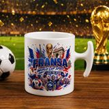 Bk Gift Fransa Taraftar Temalı Dünya Futbol Kupası Tasarımlı Hammer Kupa Bardak - 1 Adet