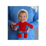 Bk Gift Gift Kişiye Özel Fotoğraflı Süper Kahraman Tasarımlı Bebek Yastık Model 8