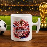 Bk Gift Hırvatistan Taraftar Temalı Dünya Futbol Kupası Tasarımlı Hammer Kupa Bardak - 1 Adet