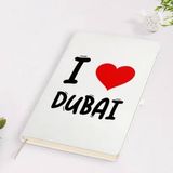 BK Gift I Love Dubai Tasarımlı Beyaz Defter
