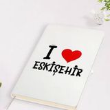 BK Gift I Love Eskişehir Tasarımlı Beyaz Defter