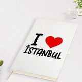 BK Gift I Love Şehir Serisi Beyaz Defter