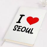 BK Gift I Love Seoul Tasarımlı Beyaz Defter