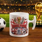 Bk Gift Ingiltere Taraftar Temalı Dünya Futbol Kupası Tasarımlı Hammer Kupa Bardak - 1 Adet