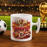 Bk Gift Ispanya Taraftar Temalı Dünya Futbol Kupası Tasarımlı Hammer Kupa Bardak - 1 Adet
