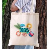 Bk Gift Kaş Temalı Kanvas Bez Plaj Çantası Baskılı Omuz Çantası, Alışveriş Çantası, Arkadaşa Hediye