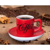 BK Gift Kırmızı Renk Türk Kahvesi Fincanı-1