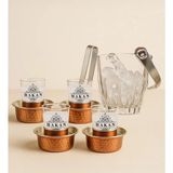 Bk Gift Kişiye Özel 10 Parça Ehlikeyf Rakı Seti ve Buz Kovası Hediyelik Takımı-1, Doğum Günü Hediyesi, Babaya Hediye, Erkeğe Hediye - Renkli