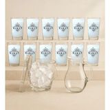 Bk Gift Kişiye Özel 15 Parça Paşabahçe Rakı Bardağı ve Buz Kovası Seti-1, Erkeğe Hediye, Babaya Hediye, Babalar Günü Hediyesi - Renkli