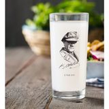 BK Gift Kişiye Özel Atatürk Temalı Rakı Bardağı-17 - Renk - Renkli