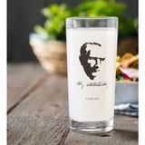 BK Gift Kişiye Özel Atatürk Temalı Rakı Bardağı-23 - Renkli