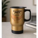 BK Gift Kişiye Özel Babalar Günü Tasarımlı Kulplu Gold Çelik Bardak Termos Mug 450ml-8, Babalar Günü Hediye, Babaya Hediye