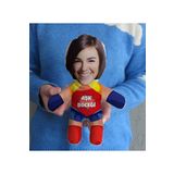 BK Gift Kişiye Özel Fotoğraflı Aşk Böceği Bebek Yastık-1