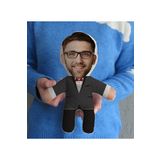 Bk Gift Kişiye Özel Fotoğraflı Damat Bebek Yastık-1