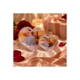 Bk Gift Kişiye Özel Fotoğraflı Kalp Kar Küresi Seti Sevgiliye Romantik Hediyelik