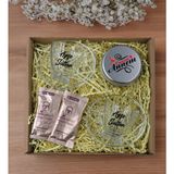 Bk Gift Kişiye Özel Isimli 2’li Cam Kahve Fincanı & Türk Kahvesi & Gümüş Metal Kutuda Kokulu Mum Hediye Seti-1, Anneye Hediye, Anneler Günü Hediyeleri - Renkli